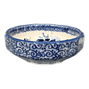Polish Pottery Multangular Bowl (Blue Life) | M058S-EO39 at PolishPotteryOutlet.com
