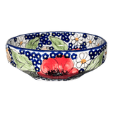 Bowl, Multiangular, 5" in "Poppies & Posies" by Manufaktura | M058S-IM02