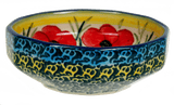 Bowl, Multiangular, 5" in "Poppies in Bloom" by Manufaktura | M058S-JZ34