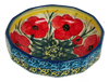 Polish Pottery Multi-Angular, Multi-Use Bowl (Poppies in Bloom) | M058S-JZ34 at PolishPotteryOutlet.com