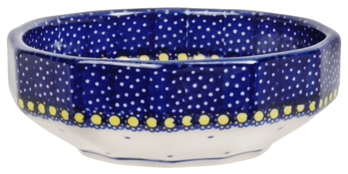 Bowl, Multiangular, 5" in "Pansies" by Manufaktura | M058S-JZB