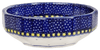 Polish Pottery Multi-Angular, Multi-Use Bowl (Pansies) | M058S-JZB at PolishPotteryOutlet.com