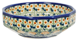 Bowl, Multiangular, 5" in "Perennial Garden" by Manufaktura | M058S-LM
