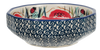Polish Pottery Multangular Bowl (Poppy Paradise) | M058S-PD01 at PolishPotteryOutlet.com