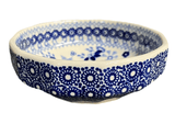 Bowl, Multiangular, 5" in "Duet in Blue" by Manufaktura | M058S-SB01