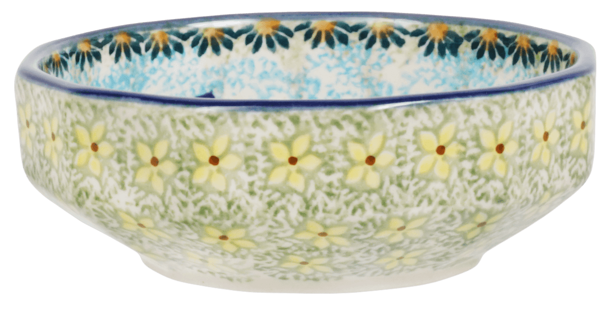 Bowl, Multiangular, 5" in "Soaring Swallows" by Manufaktura | M058S-WK57