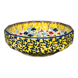 Bowl, Multiangular, 5" in "Sunlit Wildflowers" by Manufaktura | M058S-WK77