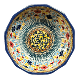 Bowl, Multiangular, 5" in "Sunlit Wildflowers" by Manufaktura | M058S-WK77