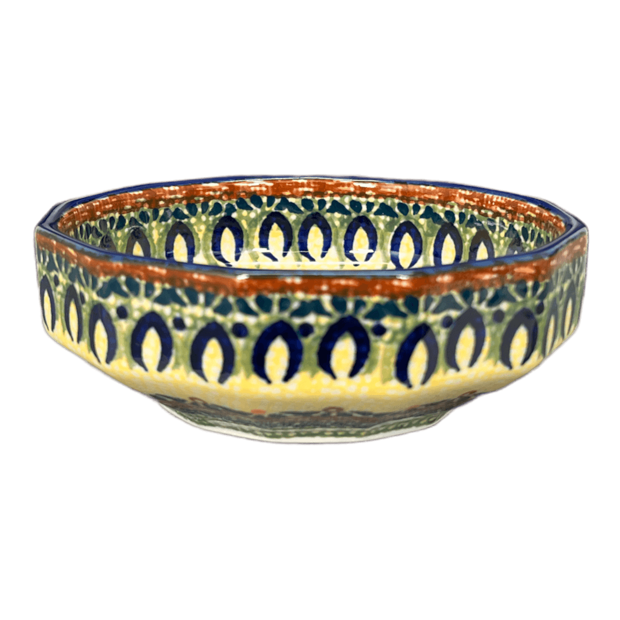 Bowl, Multiangular, 5" in "Baltic Garden" by Manufaktura | M058S-WKB