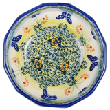Bowl, Multiangular, 5" in "Butterflies in Flight" by Manufaktura | M058S-WKM