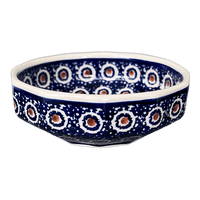 A picture of a Polish Pottery Multangular Bowl (Bonbons) | M058T-2 as shown at PolishPotteryOutlet.com/products/multi-angular-multi-use-bowl-2-m058t-2