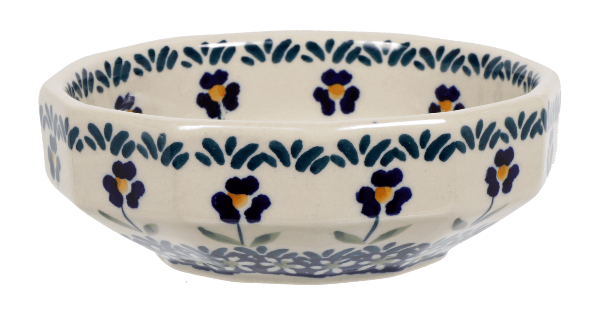 Bowl, Multiangular, 5" in "Forget Me Not" by Manufaktura | M058T-ASS