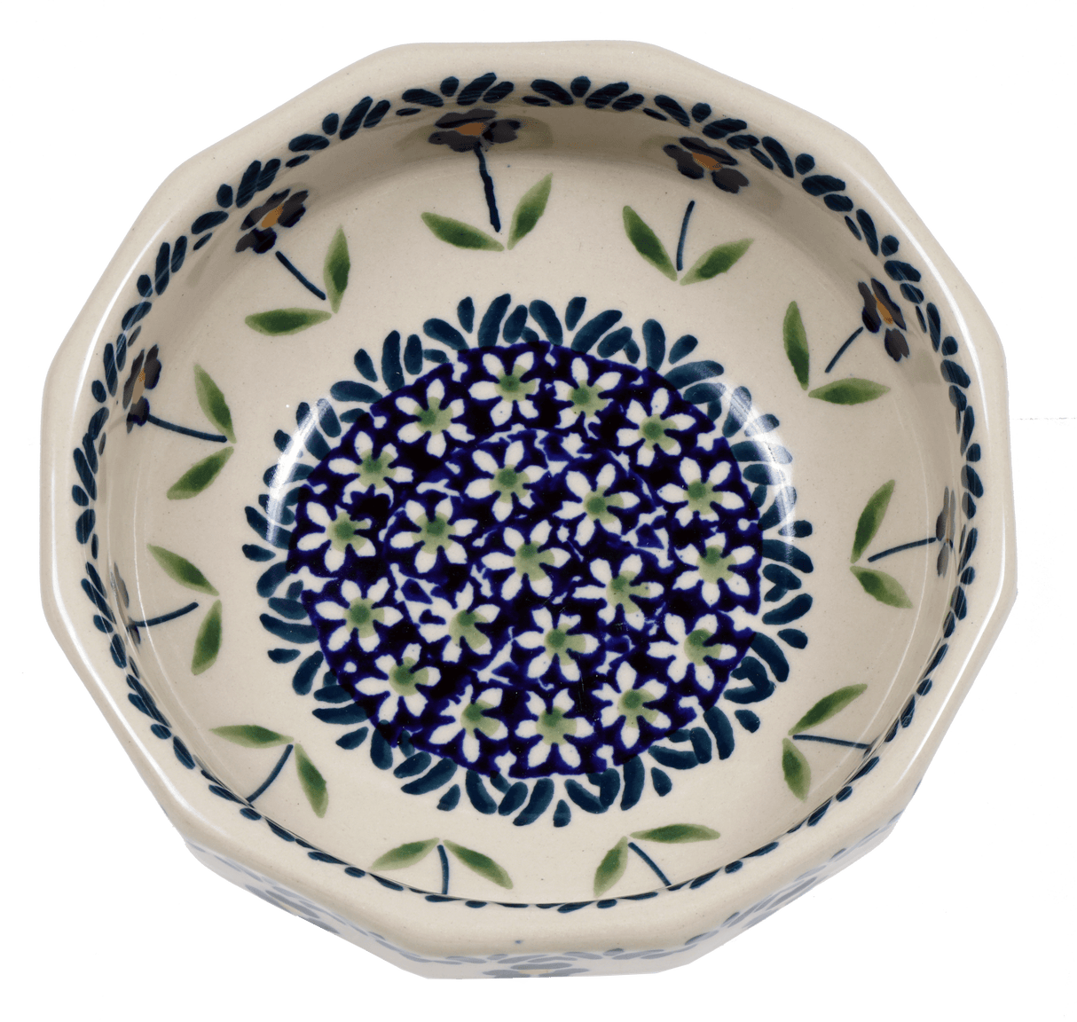 Bowl, Multiangular, 5" in "Forget Me Not" by Manufaktura | M058T-ASS