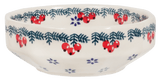 Bowl, Multiangular, 5" in "Red Bird" by Manufaktura | M058T-GILE