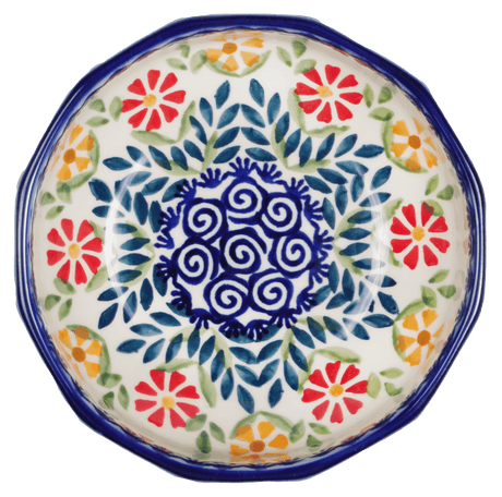 Bowl, Multiangular, 5" in "Flower Power" by Manufaktura | M058T-JS14