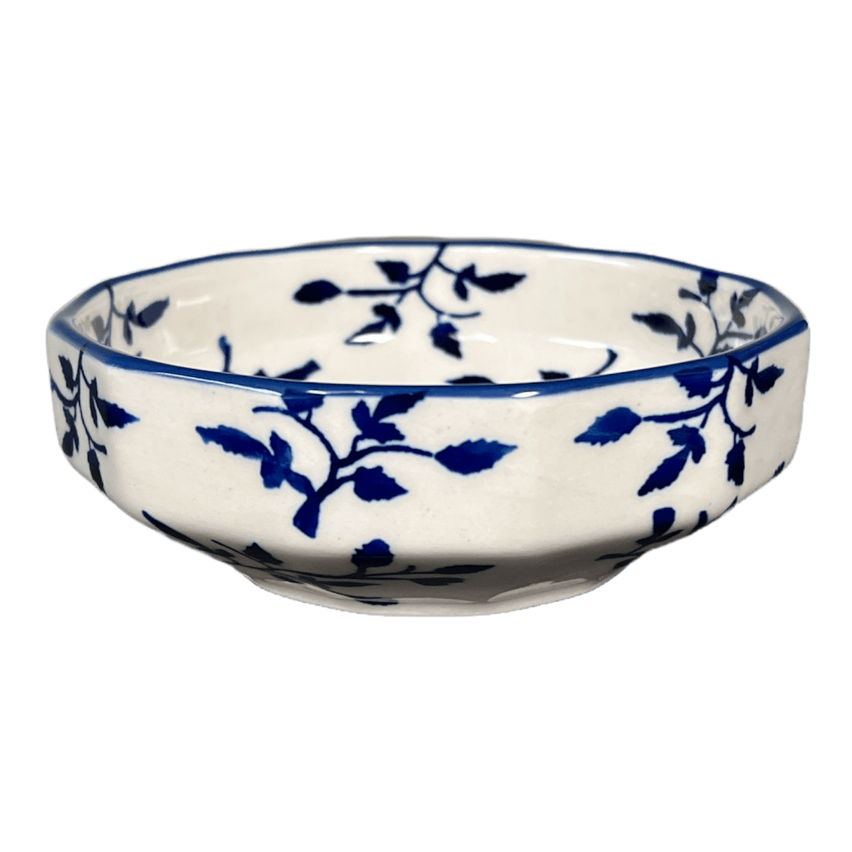 Bowl, Multiangular, 5" in "Blue Spray" by Manufaktura | M058T-LISK