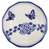 Bowl, Multiangular, 5" in "Butterfly Garden" by Manufaktura | M058T-MOT1