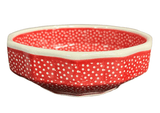 Bowl, Multiangular, 5" in "Red Sky at Night" by Manufaktura | M058T-WCZE