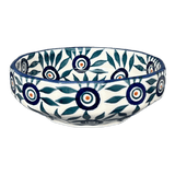 Bowl, Multiangular, 5" in "Peacock Parade" by Manufaktura | M058U-AS60