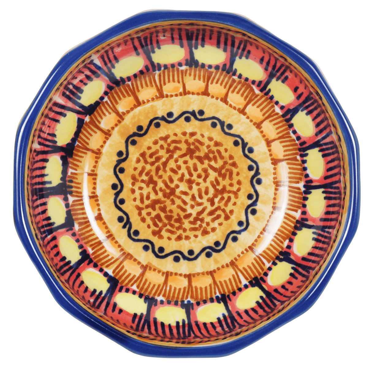 Bowl, Multiangular, 5" in "Desert Sunrise" by Manufaktura | M058U-KLJ