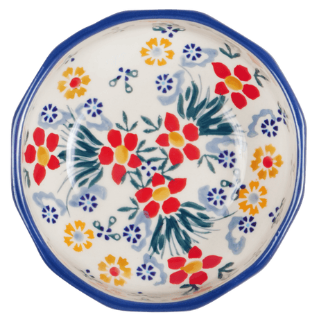 Bowl, Multiangular, 5" in "Fresh Flowers" by Manufaktura | M058U-MS02