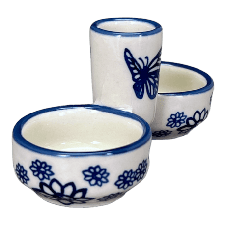 Salt & Pepper, Cellar, 5.5"  in "Butterfly Garden" by Manufaktura | M067T-MOT1