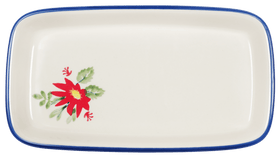 Polish Pottery American Butter Dish (Floral Fantasy) | M074S-P260 Additional Image at PolishPotteryOutlet.com