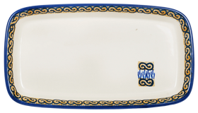 Polish Pottery American Butter Dish (Floral Formation) | M074S-WKK Additional Image at PolishPotteryOutlet.com