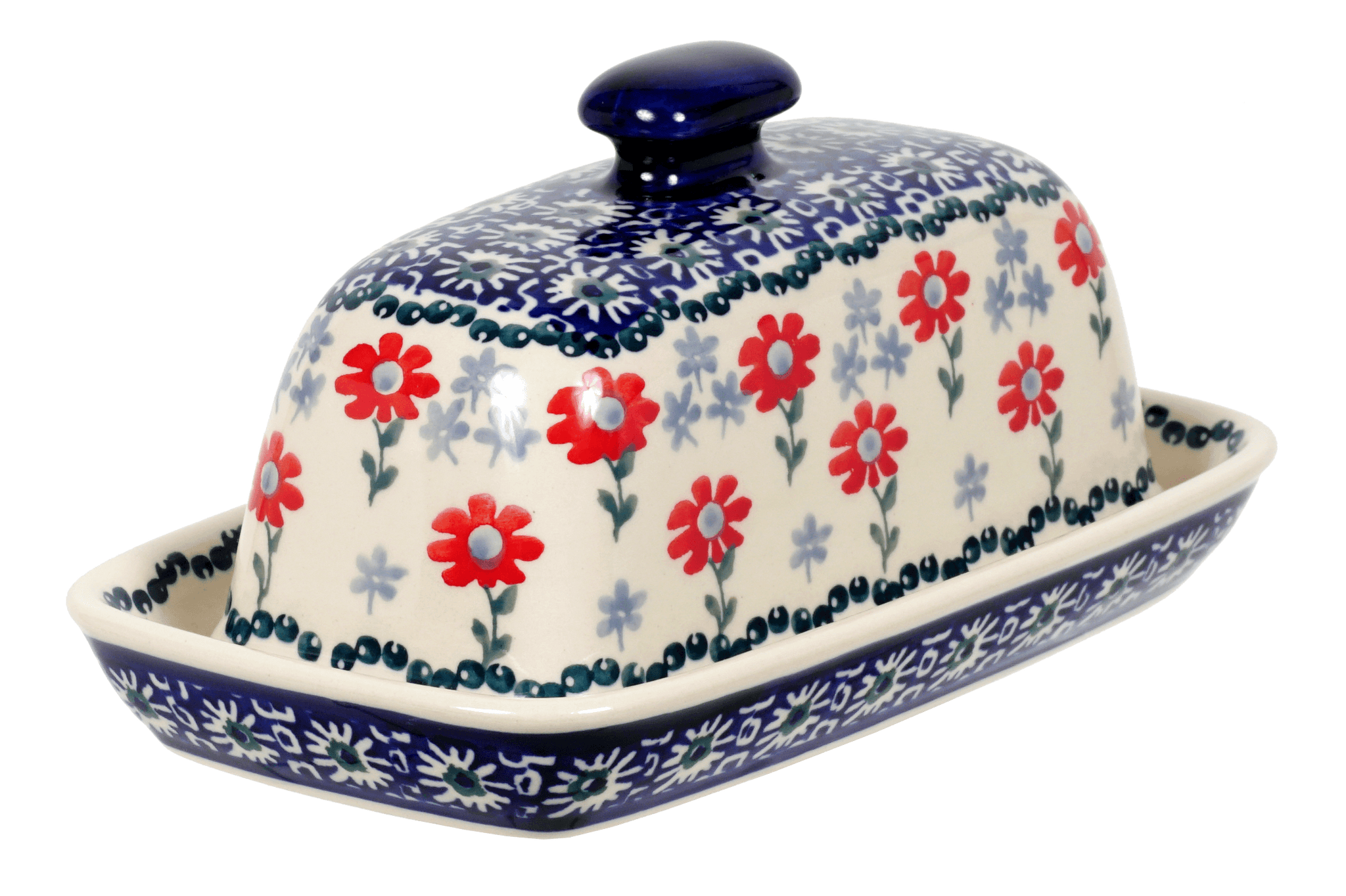 Polish pottery shop butter dish