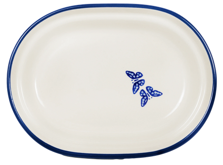 Butter Dish, Fancy, 5" x 7" in "Butterflies in Flight" by Manufaktura | M077S-WKM