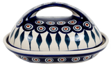 Butter Dish, Fancy, 5" x 7" in "Peacock" by Manufaktura | M077T-54