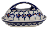 Butter Dish, Fancy, 5" x 7" in "Floral Peacock" by Manufaktura | M077T-54KK