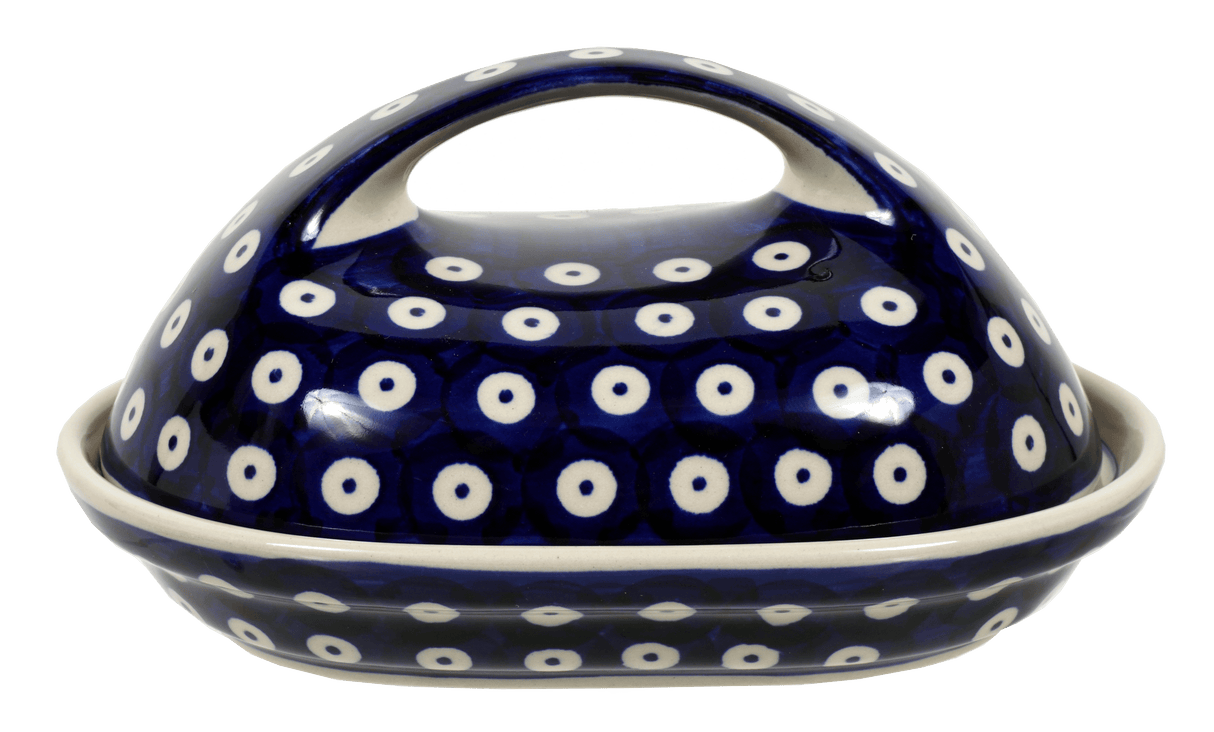 Butter Dish, Fancy, 5" x 7" in "Dot to Dot" by Manufaktura | M077T-70A