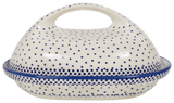 Butter Dish, Fancy, 5" x 7" in "Misty Blue" by Manufaktura | M077U-61A