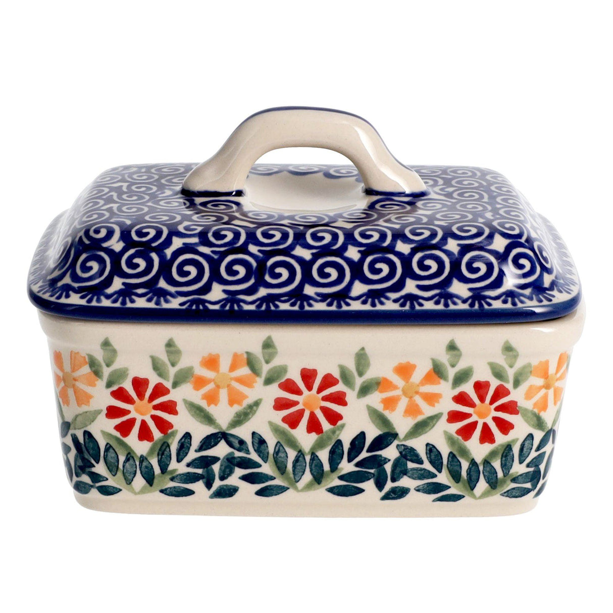 Butter Box, 5.75" x 4.25" in "Flower Power" by Manufaktura | M078T-JS14