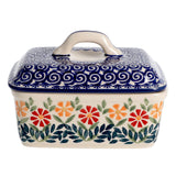 Butter Box, 5.75" x 4.25" in "Flower Power" by Manufaktura | M078T-JS14