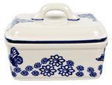 Butter Box, 5.75" x 4.25" in "Butterfly Garden" by Manufaktura | M078T-MOT1