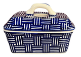 Butter Box, 5.75" x 4.25" in "Blue Basket Weave" by Manufaktura | M078U-32