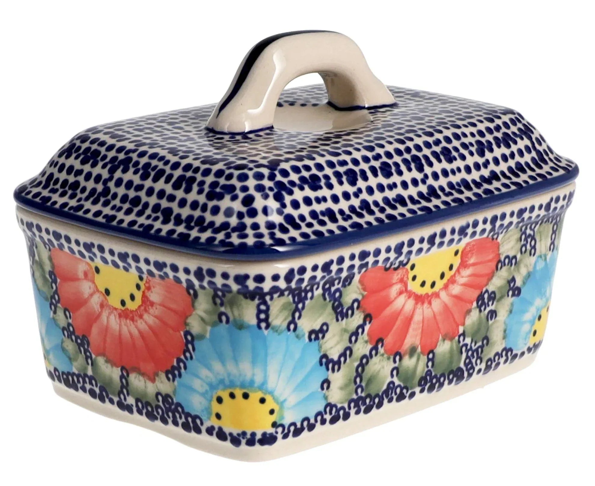 Polish Pottery - Muffin Pan - Fiesta - The Polish Pottery Outlet