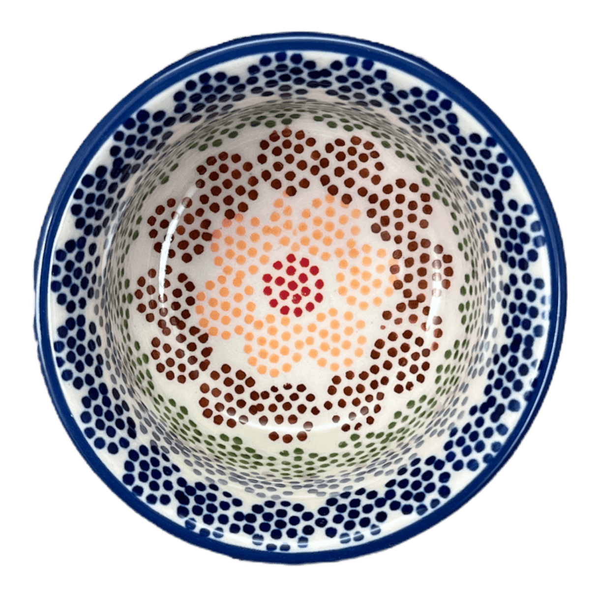 Bowl, Round, 3.5" in "Speckled Rainbow" by Manufaktura | M081M-AS37