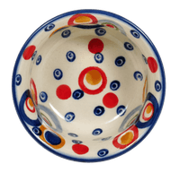 A picture of a Polish Pottery 3.5" Bowl (Bubble Machine) | M081M-AS38 as shown at PolishPotteryOutlet.com/products/35-bowls-bubble-machine