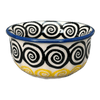 Polish Pottery 3.5" Bowl (Hypnotic Night) | M081M-CZZC at PolishPotteryOutlet.com