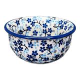 Bowl, Round, 3.5" in "Scattered Blues" by Manufaktura | M081S-AS45