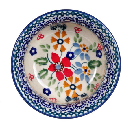 Bowl, Round, 3.5" in "Ruby Bouquet" by Manufaktura | M081S-DPCS