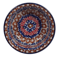 A picture of a Polish Pottery 3.5" Bowl (Sweet Symphony) | M081S-IZ15 as shown at PolishPotteryOutlet.com/products/35-bowls-sweet-symphony