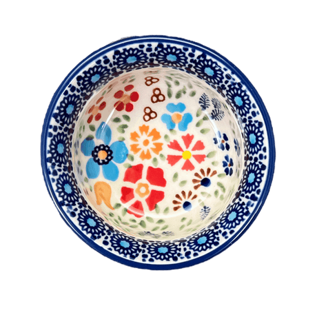 Bowl, Round, 3.5" in "Festive Flowers" by Manufaktura | M081S-IZ16