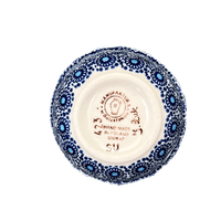 A picture of a Polish Pottery 3.5" Bowl (Festive Flowers) | M081S-IZ16 as shown at PolishPotteryOutlet.com/products/3-5-bowl-festive-flowers-m081s-iz16