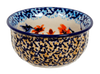 Polish Pottery 3.5" Bowl (Hummingbird Harvest) | M081S-JZ35 at PolishPotteryOutlet.com