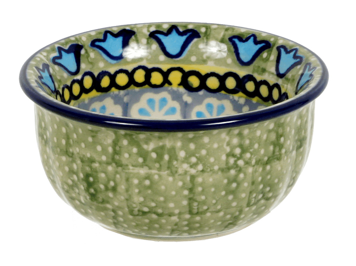 Bowl, Round, 3.5" in "Blue Bells" by Manufaktura | M081S-KLDN