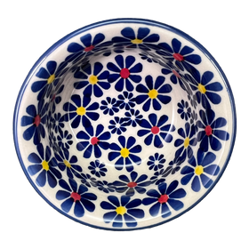 Polish Pottery 3.5" Bowl (Field of Daisies) | M081S-S001 Additional Image at PolishPotteryOutlet.com